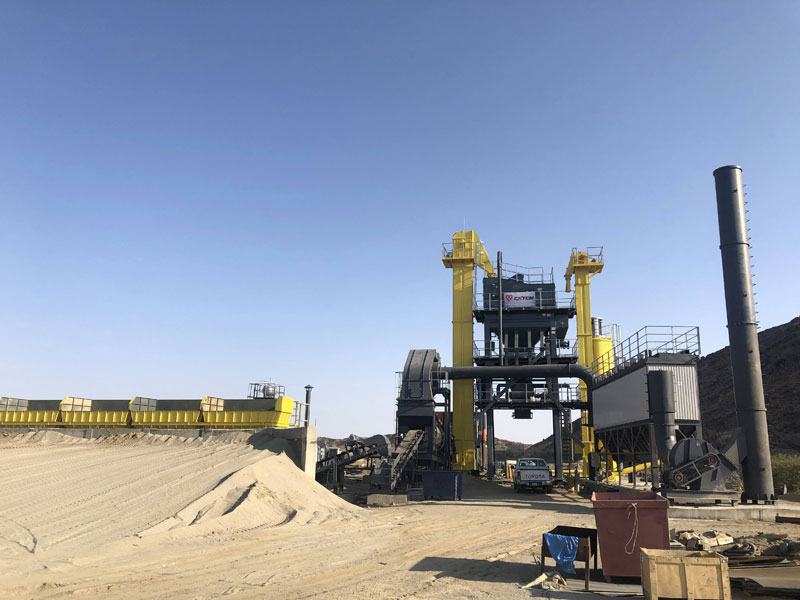 Components of a Stationary Asphalt Mixing Plant